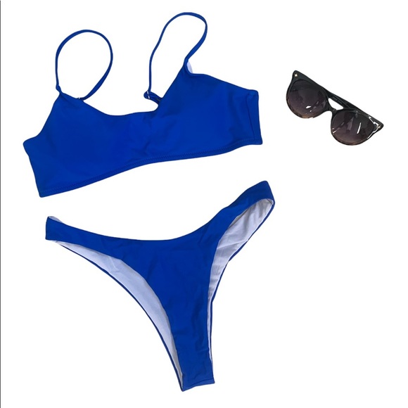 Zaful | Blue Bikini Cheeky Bottoms